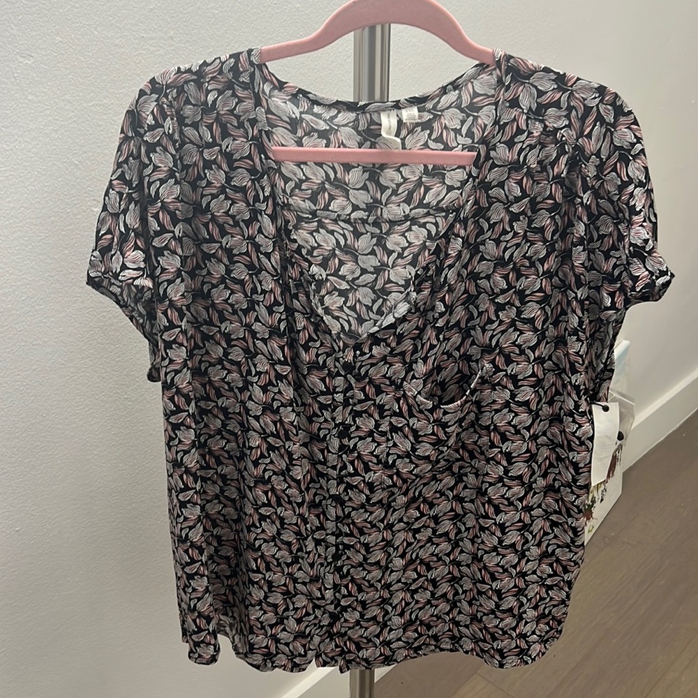 Treasure & Bond Lightweight Pattern Blouse - image 1